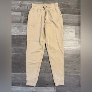 Woman’s beige tan Jogger Pants